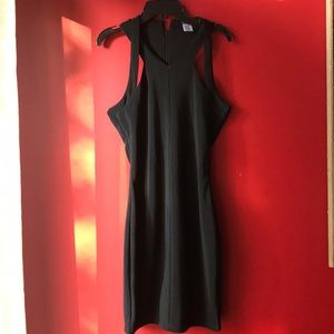 Lorena Rosé Black Mini Dress